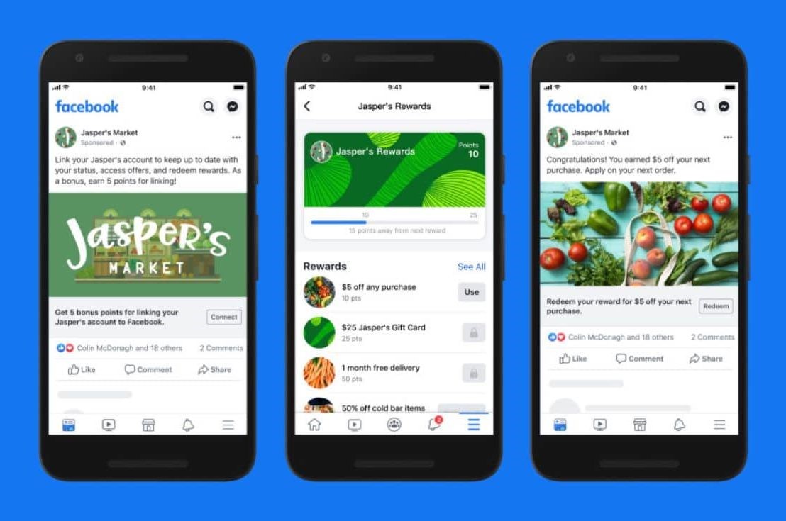 Google Shopping Actions Facebook Shops