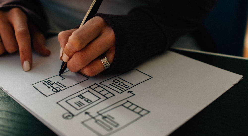 Person sketching design