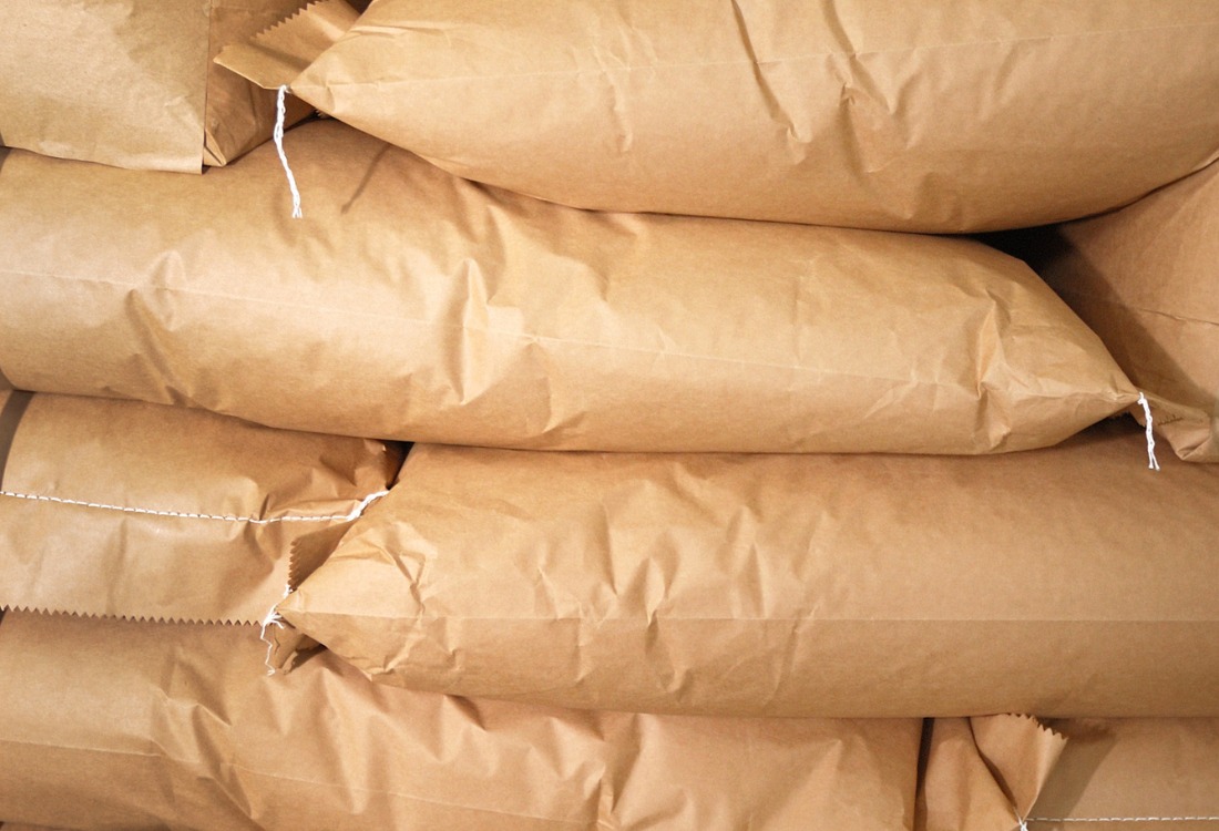 Sustainable brown paper sacks for eco-friendly business packaging in the UK. 