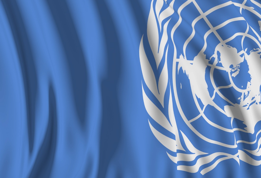 United Nations emblem symbolising global safety standards, relevant to the certification of bulk bags for secure shipping of hazardous materials.
