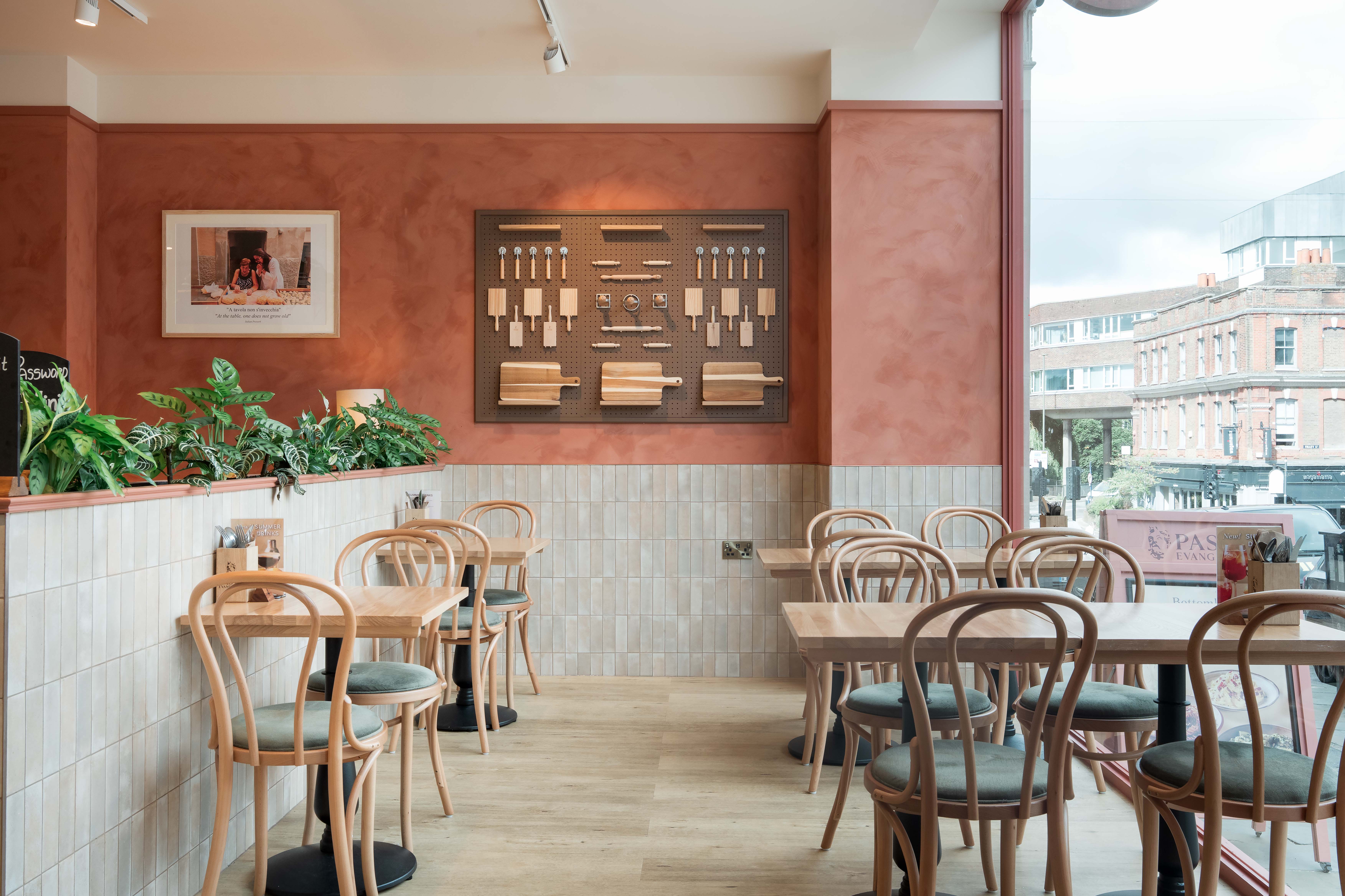 A restaurant where longevity and sustainability are at the forefront of the interior design.