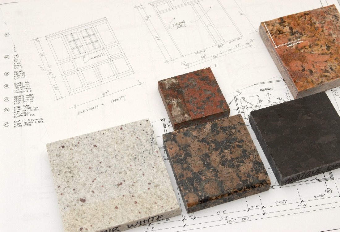 An architectural interior designer trying to choose which materials would suit a client needs and goals better.