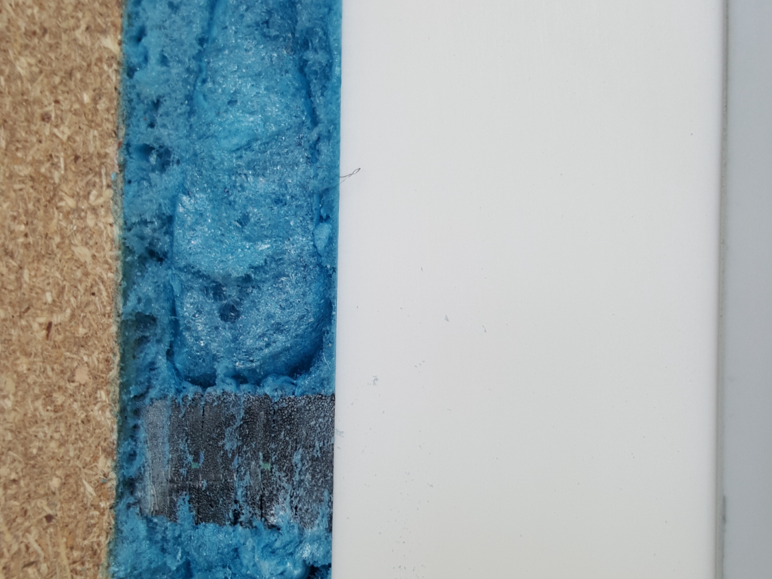 Blue60 fire-rated foam which is known for its fire capabilities and also offers acoustic benefits.