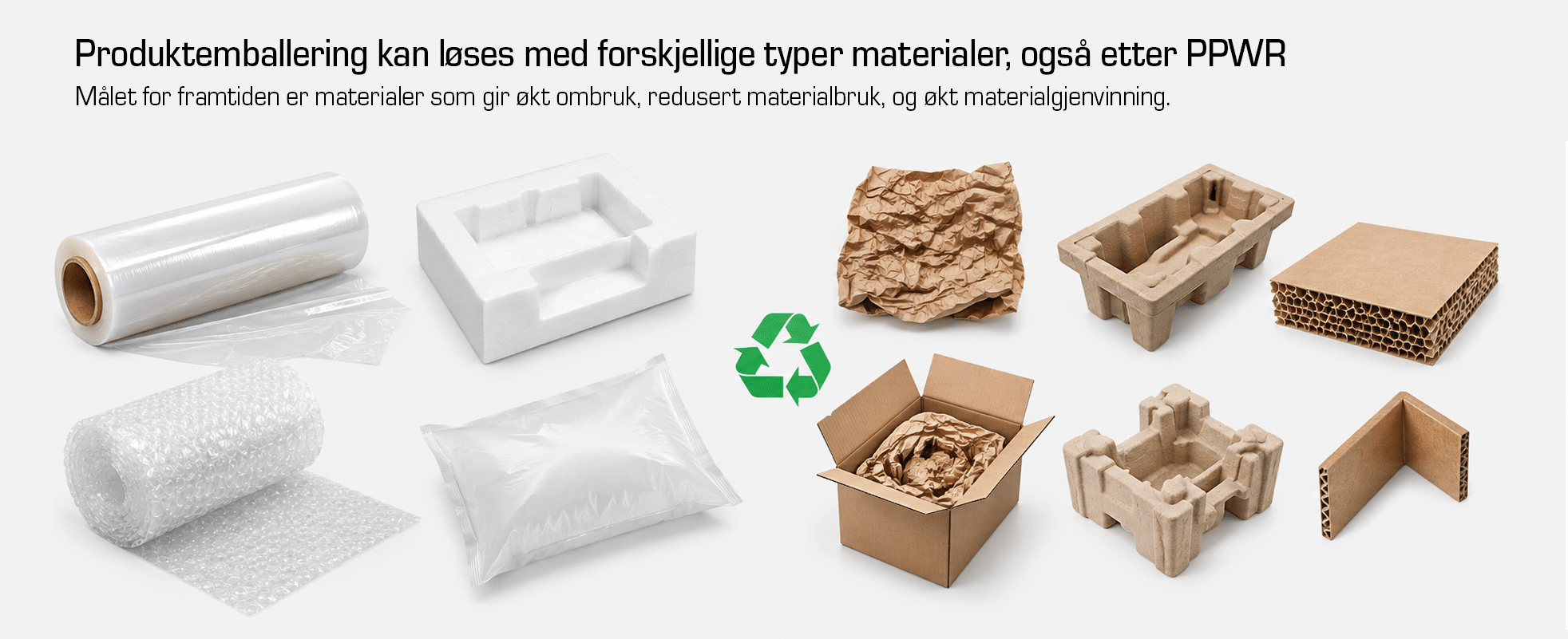 Innen 2030 skal emballasje være gjenvinnbar