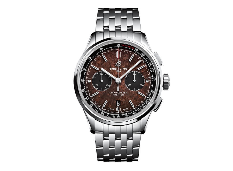 Breitling horloges: De roestvrij stalen versie van de nieuwe Breitling B01 Chronograph 42 Bentley Centenary Limited Edition