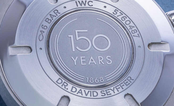IWC horloges: Iedere medewerker een eigen IWC horloge ter ere van het 150 jarige jubileum
