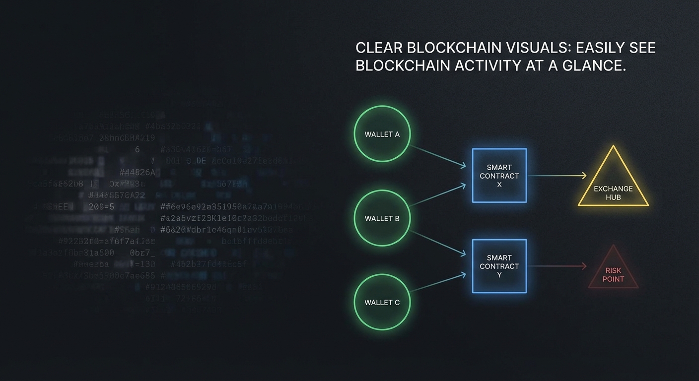 Clear Blockchain Visuals: Easily See Blockchain Activity at a Glance