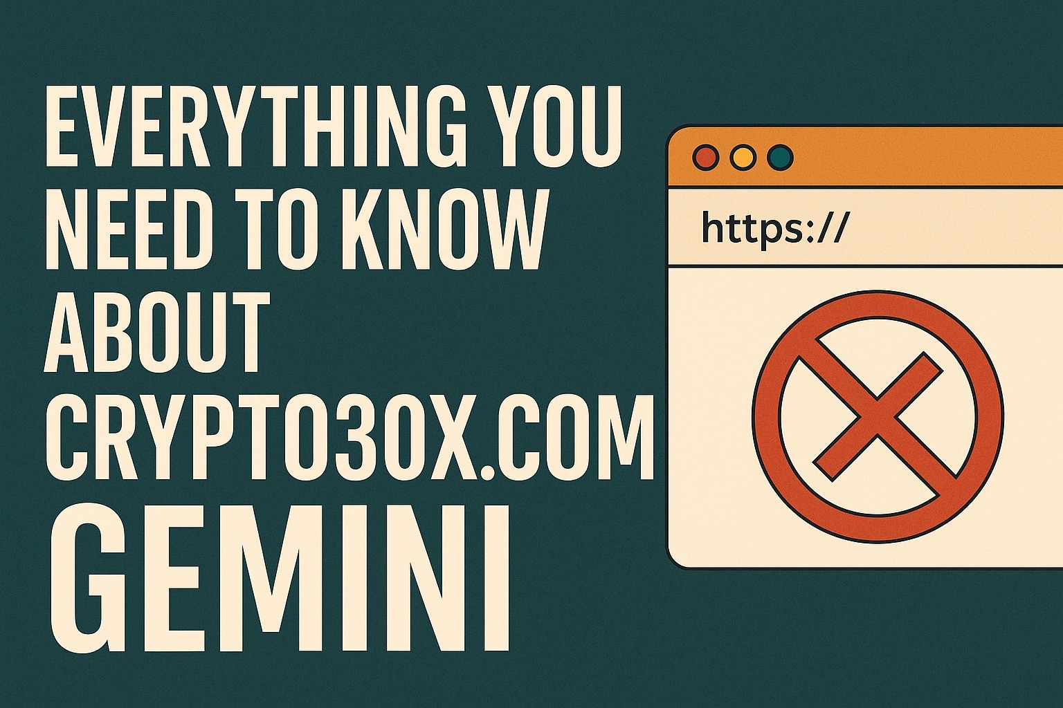 Everything You Need to Know About Crypto30x.com Gemini