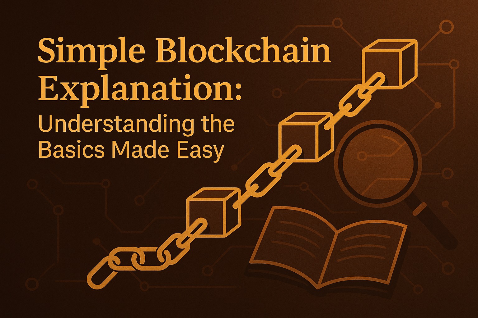 Simple Blockchain Explanation: Understanding the Basics Made Easy