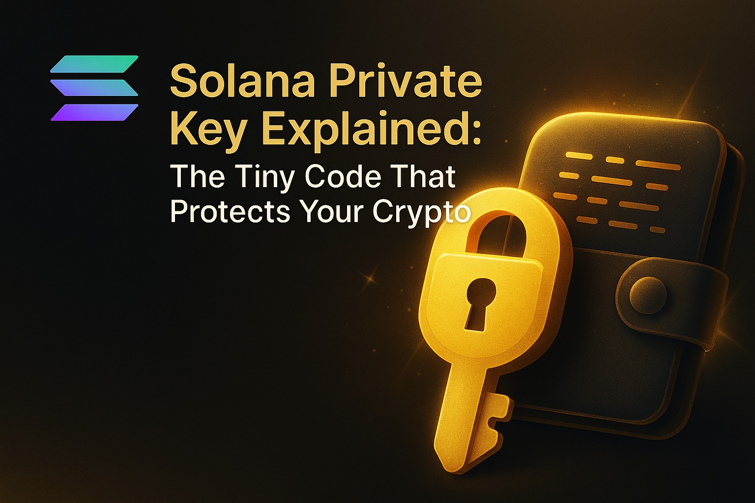 Solana Private Key Explained: The Tiny Code That Protects Your Crypto