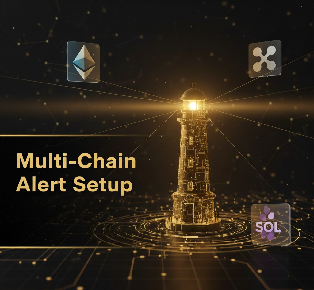 Multi-Chain Alert Setup: Ethereum, Solana, and XRP Ledger