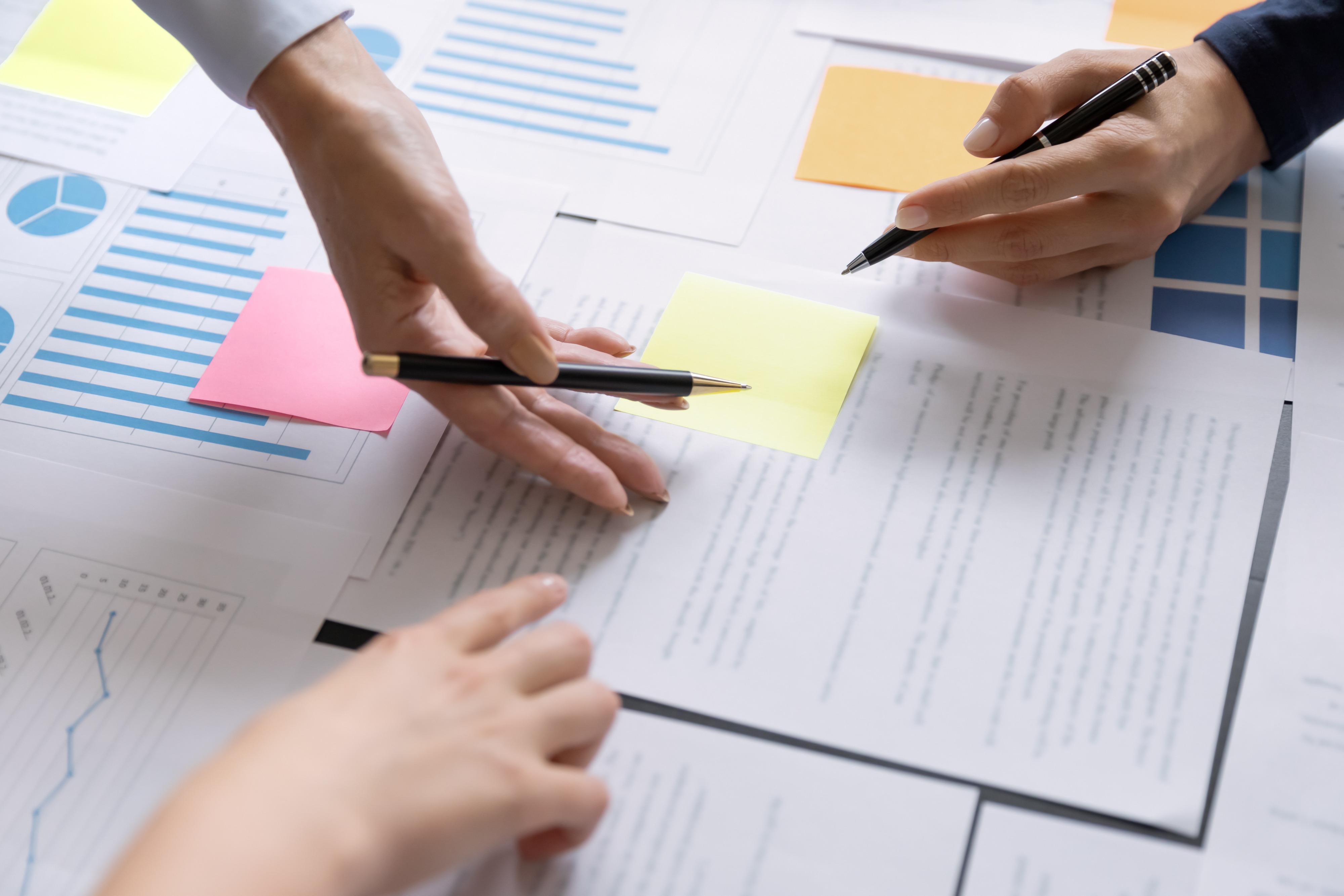 Researcher reviewing methodology and validation details in a peer-reviewed scientific paper