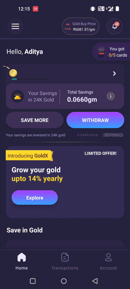 Jar’s new product announcement example