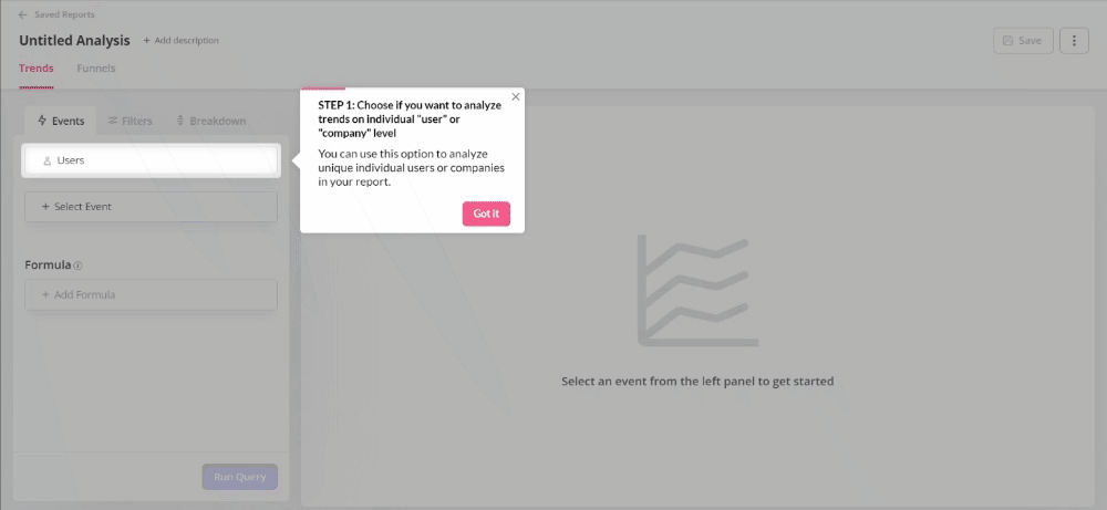 disengaged users walkthrough