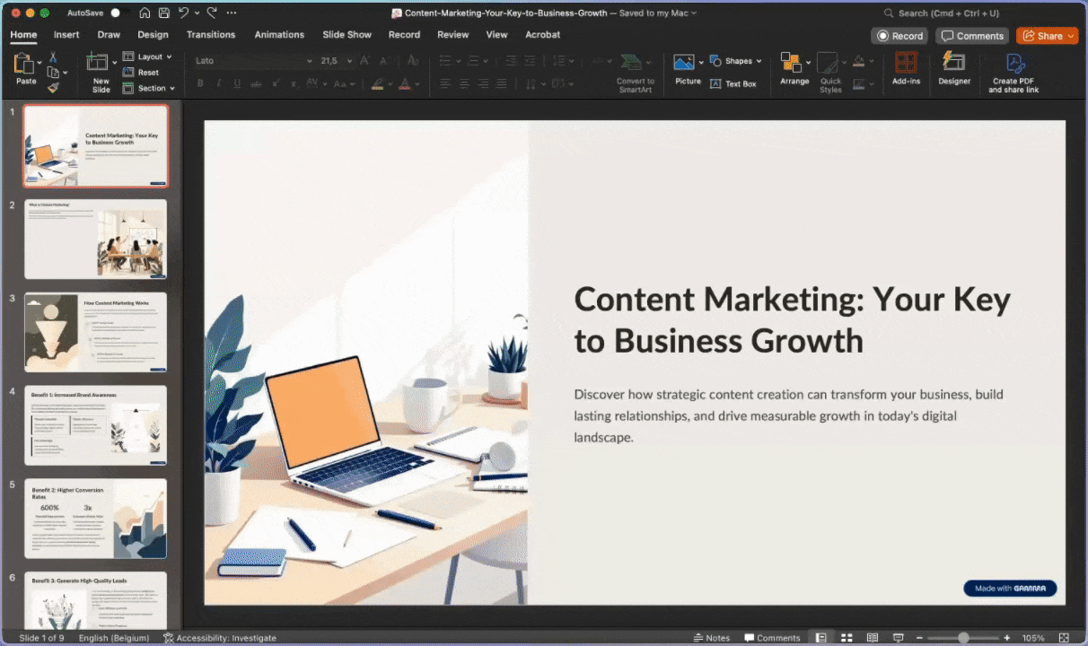 Gamma  powerpoint gif