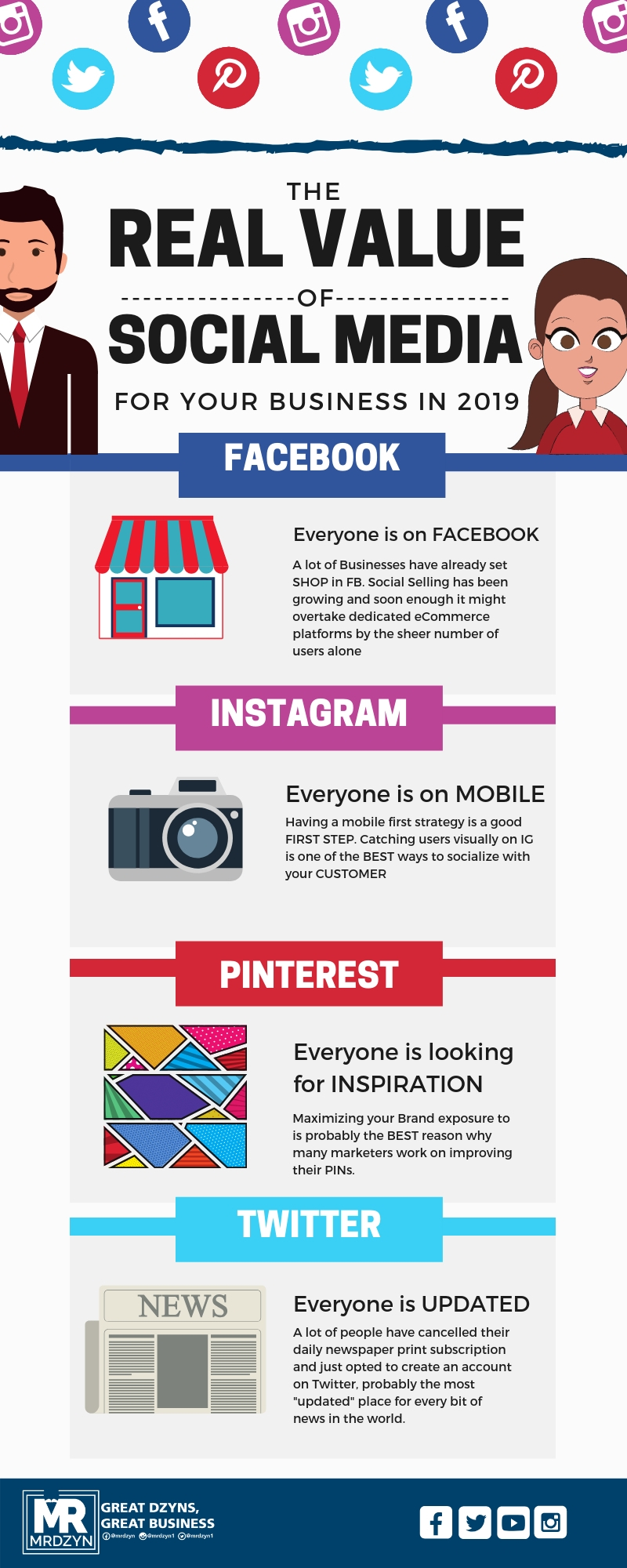 real value of social media by mrdzyn studio